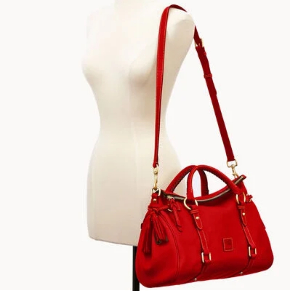 New! Florentine Large Satchel In Color Red ♥️ - Picture 4 of 5